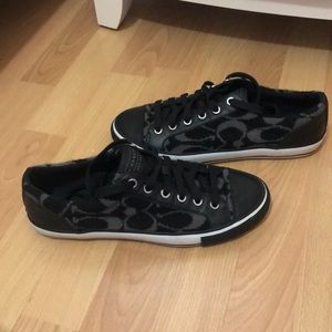 coach sneakers low tops sweater material